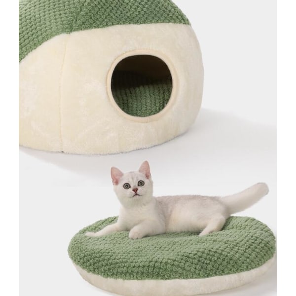 Super Soft Green Frog Pet Bed Tredimensionel Nest S Three-Dimensional Nest S