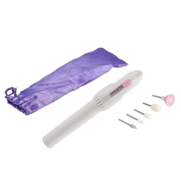 Elektrisk filboremaskine neglesliber manicure pedicure med 5 bits