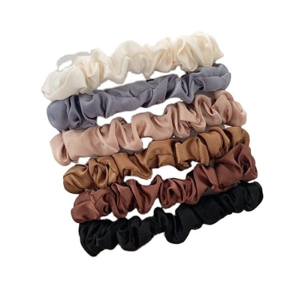 Scrunchies 6-pak Multicolor Multicolor