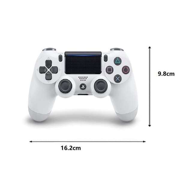 2024 Trådløs PS4-controller til spillekonsol, PS4-controller med dobbelt vibration/6-akset bevægelsessensor/højttaler/lydstik