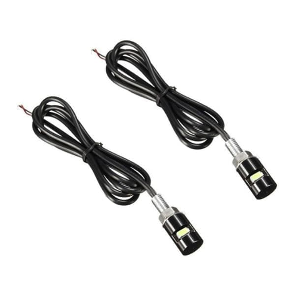 12V LED nummerpladelys til motorcykler, LED baglygter, universelle 12V 5630 hvide lys, blinklys-Glad null - 2 null - 2