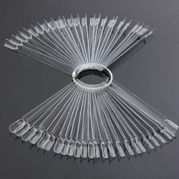 Visningstips, fleksibelt prøvekart / display med tips i plexiglass
