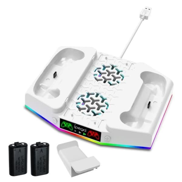 IPEGA PG-XBS011S Box Series S kjølevifte-ladestasjon for Xbox Series S med 2