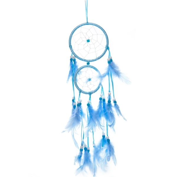 Dream Catcher -seinäkoriste - Valitse väri! Vaaleansininen Light blue