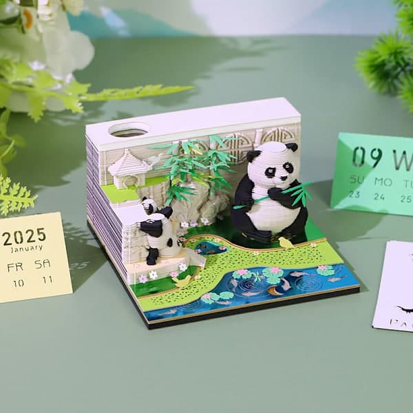 Time Piece Kalender 2026 Bordkalender 3D Afrivningskalender Pa A