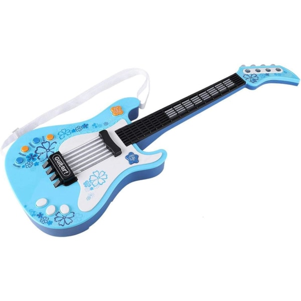 Barn Leksak Gitarr Instrument Toddler Pojkar Flickor Barn Elgitarr Tidig  Pedagogisk Simulering Gitarr Interaktiv 008c | Fyndiq