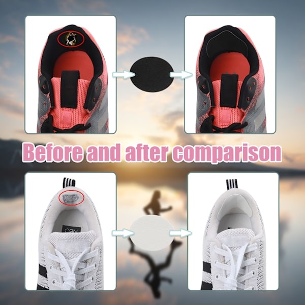 Sko-reparasjonslapper 6 stk Hvit White