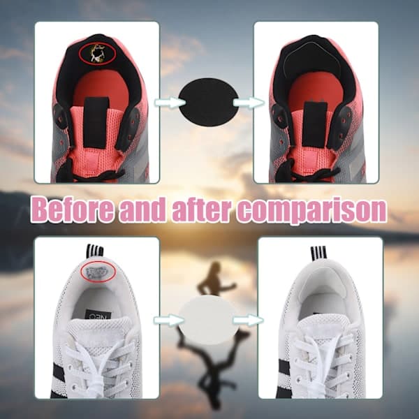 Skoreparationslappar 6 st Vita White