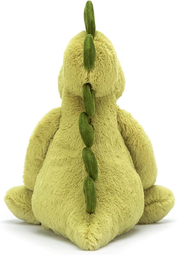 Jellycat Bashful Dino - Kosedyr, Medium 23 cm Dinosaur Plysjleketøy, Klassisk Gave til Barn Medium Medium 30cm