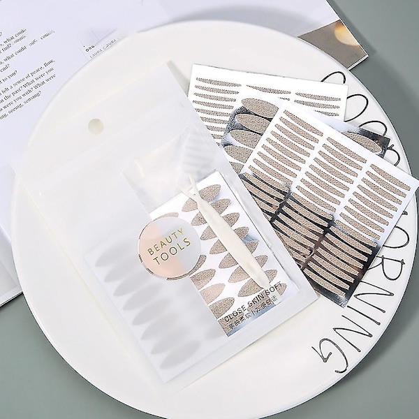 Luomiteippi Silmäluomen Kohotus Tuplaluomitarra Kirkas Beige Väri Näkymätön Luomivako Luonnolliset Isot Silmät Meikki Kauneustyökalut - H 600pcs L skin color