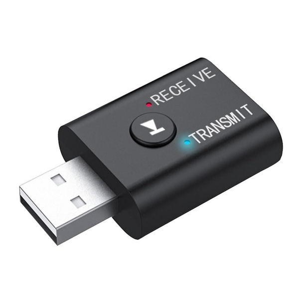 2-i-1 USB Bluetooth Audio Transmitter Smart Receiver 3,5 mm Adapter För Tv PC