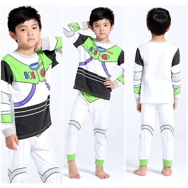 Toy Story Buzz Lightyear Woody Pyjamasset för pojkar Buzz Light Year 7-8 Years