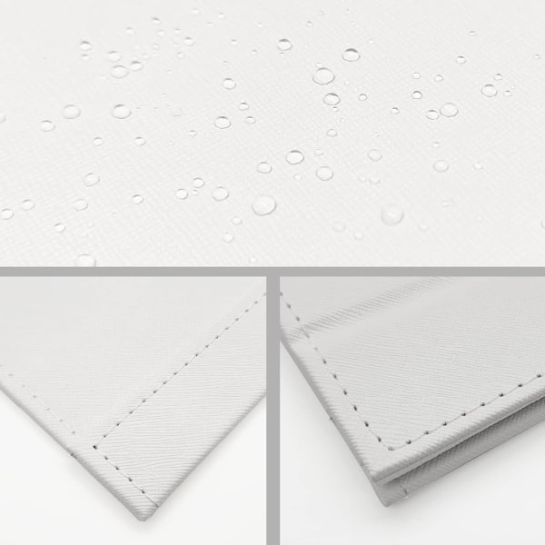 Bærbar sammenklappeligt spejl, Super HD kompakt makeup spejl, sort PU læder rejse spejl, fritstående forfængelighedsspejle White 16x12cm