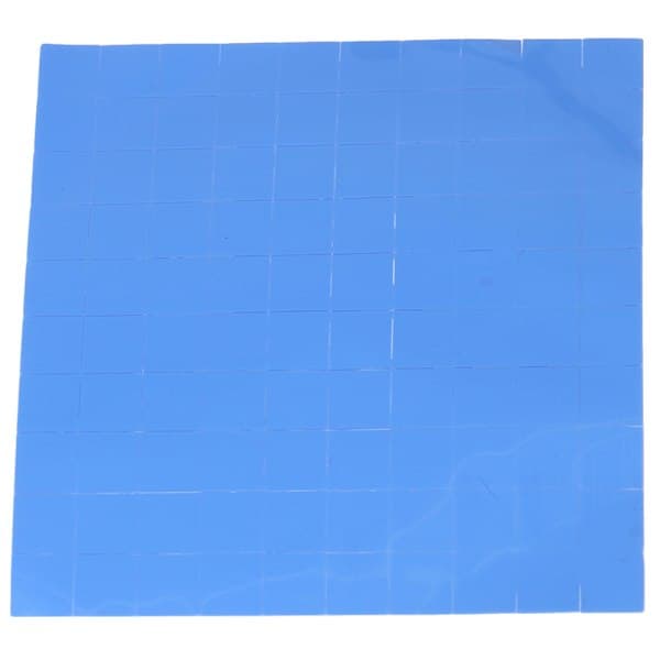 100 stk. 10*10*0,5 mm termisk pute GPU CPU kjøleribbe kjøleledning én størrelse