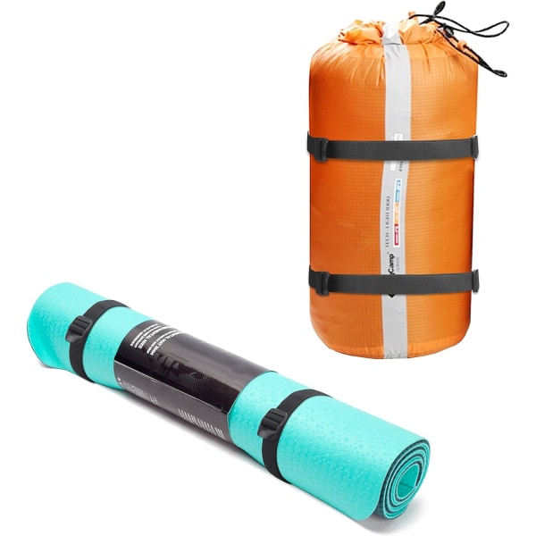 2-pack kraftiga remmar för ryggsäckar, sovsäckar, bagage, camping och vandring 1m