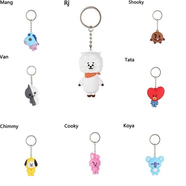 BTS BT21 Nyckelring - direktförsäljning