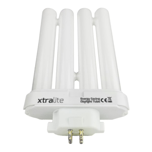 Xtralite 27w Daylight Replacement Bulb For High Vision Reading Lamps, 4 Pin Gx10q-4 Quad Tube (6500k)