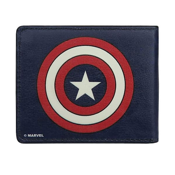 Captain America Sköld Navy Bi-Fold Plånbok