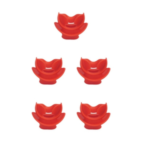 1/2/3/5 sukelluspaineensäädin ja snorkkelisuutin punainen 5.1x5cm 5 sarjaa Red 5.1x5cm 5Set