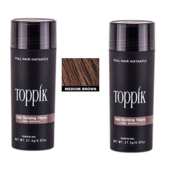 2x Toppik Large - 27,5g - Keskiruskea - Mellanbrun
