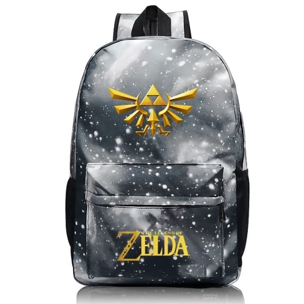 Zelda Legend Ryggsäck Ryggsäck Stjärnmönster Grå