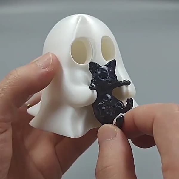 Halloween Spøgelsesfigur Skræmmende Harpiks Spøgelsesstatue Spøgelsespynt A