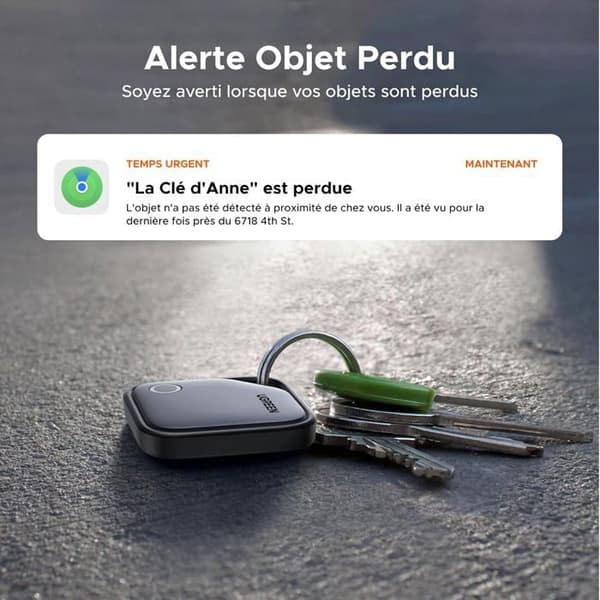 GPS-lokalisator - Finetrack Smart Finder Bluetooth iOS, 2 års batteritid, kompatibel med Hitta, för resväskor/nycklar/väskor