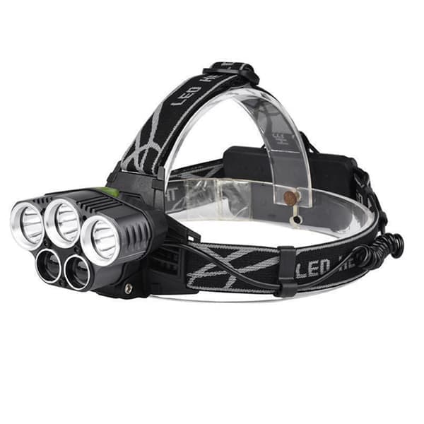 Kraftig genopladelig pandelampe, 10.000 lumen 6 tilstande LED