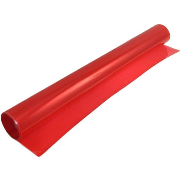 11 x 39 tommer Selvklebende frontlykt, baklykt, tåkelys vinylfilm (rød)