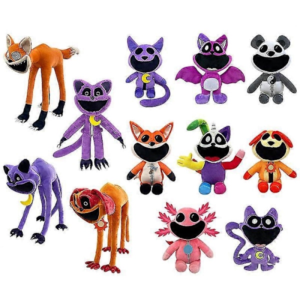 Ny Catnap Plysch Poppy Playtime Kapitel 3 Monster Catnap Smiling Critters Plyschleksaker Fylld Kudd Docka Leksaker Smiling Unicorn