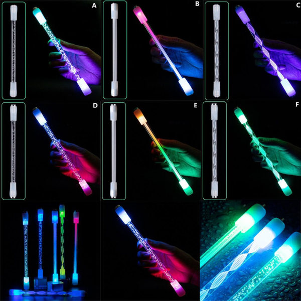 Kreativ LED Flash Spinning Pen F