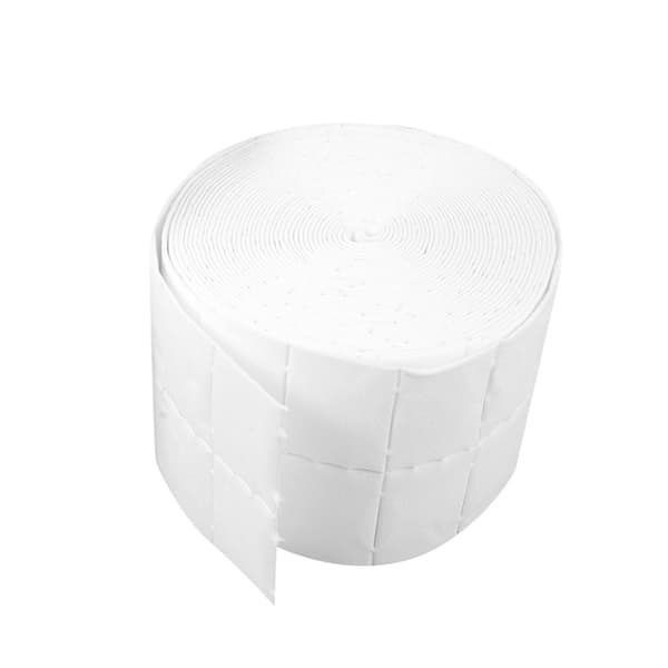 500 lofrie pads, negleservietter på rull Hvit Hvit