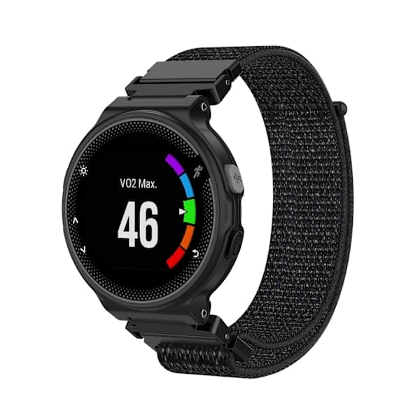 INF Garmin Forerunner 220/230/235/620/630/735XT rannekoru nylon Musta