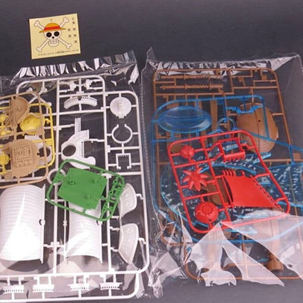 One Piece THOUSAND SUNS Piratskeppsmodell leksak monterad samling 1 one size
