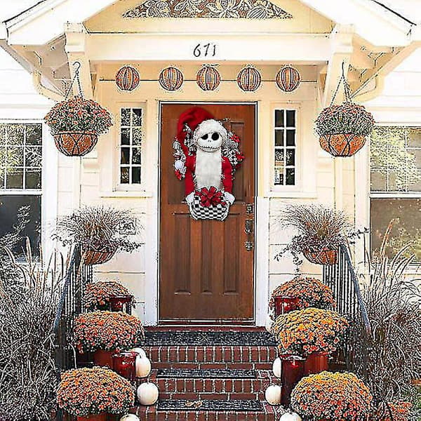 Jack Skellington Painajainen ennen joulua Joulukranssi Ovenripustin