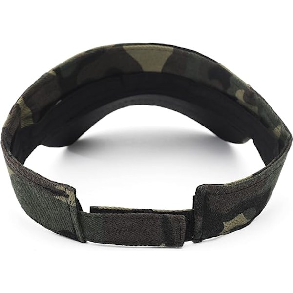 Kesäinen aurinkolippalakki, painettu urheilulippalakki naisille ja tytöille Camo Green