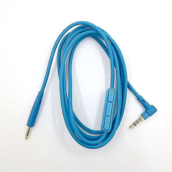 Erstatningslydkabel for Bose Quietcomfort Qc25 Qc35 Oe2 Oe2i Ae2 1,2 meter Blue