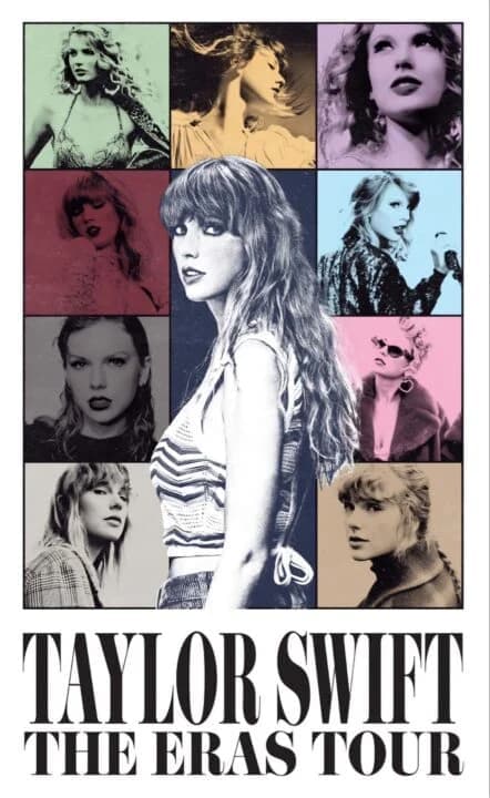 Taylor Swift Plakat Størrelse 50x70 cm