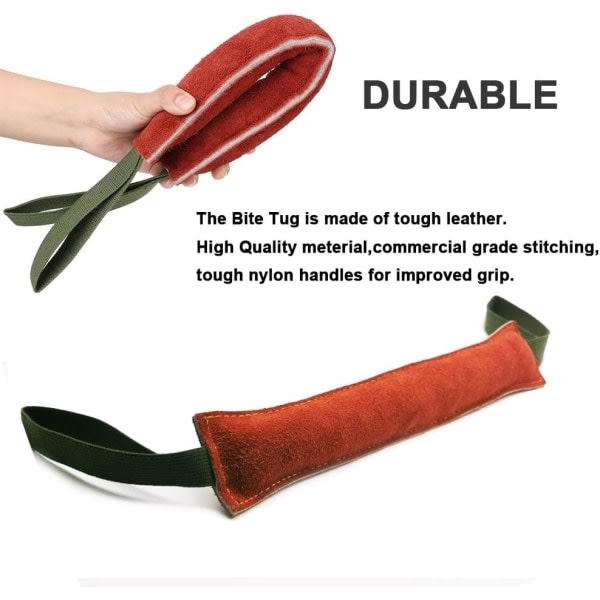 Hundeslekedrag, Hundetreningsbittbeskyttelsesdraget for mellomstore til store hunder Holdbar hundedrager med to sterke håndtak