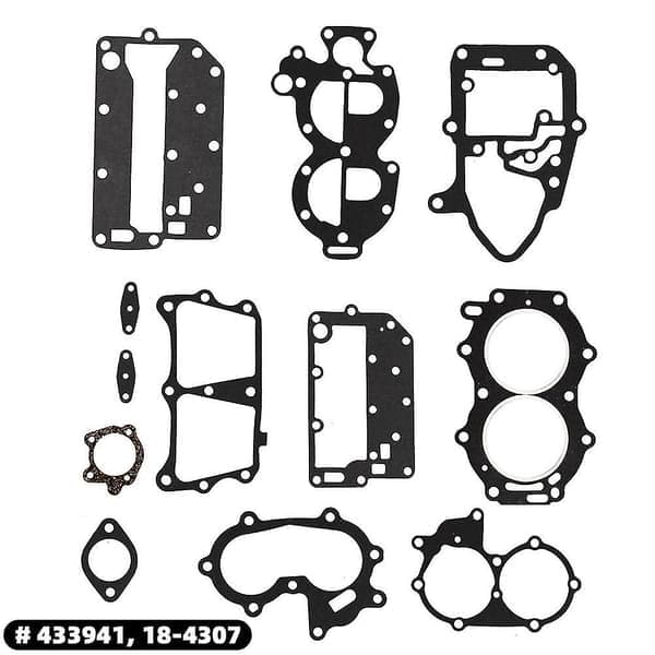 Packningssats Powerhead för Johnson/Evinrude 25/35hk 2cyl X-ref 433941