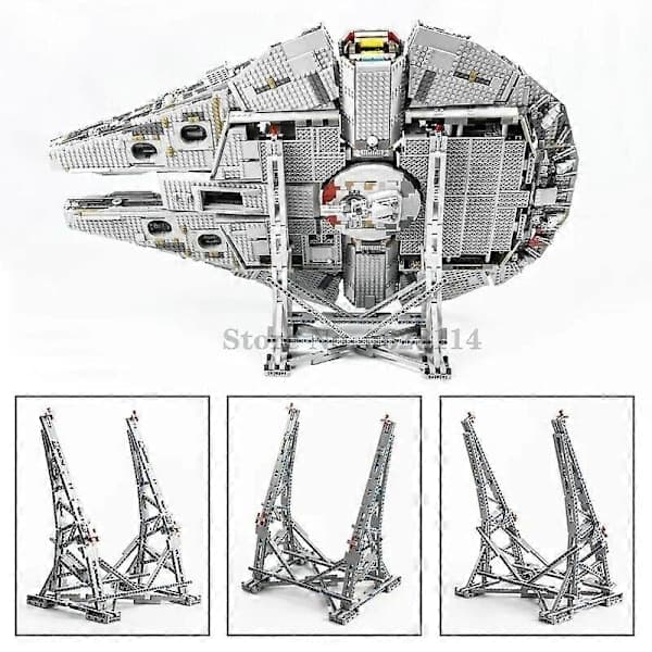 Display Stand til Ultimate Millennium Falcon 75192 Falcon 75257 Kompatibel med 05132 Legetøj Tilbehør Samlerobjekter Model