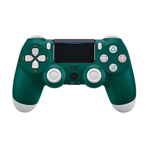 Trådlös handkontroll dubbel vibration spel joystick handkontroll för Ps4 Controller/Slim/Pro, kompatibel med PS4 konsol Alpine Green Alpine Green