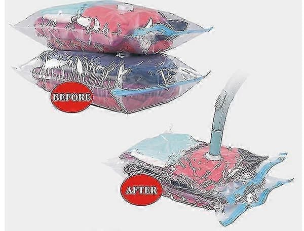 6-pack XXL vakuumförpackningar, täcken, vakuumset, klädpåsar 35*50cm 35*50cm