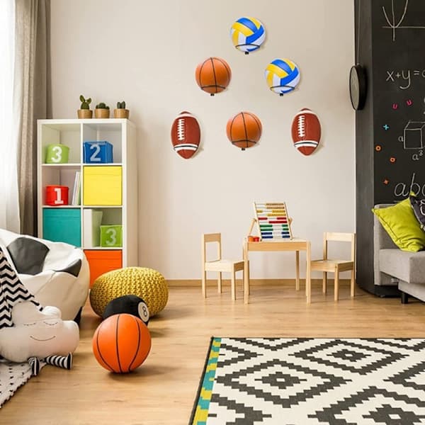 Multifunktionel fodbold display hylde boldholder basketball Sto onesize