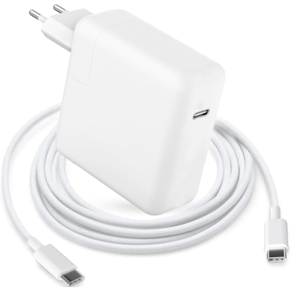 96W USB C Oplader til MacBook Pro/Air, iPad Pro, Inkluderer 2M USB-C til C Kabel[YDE]