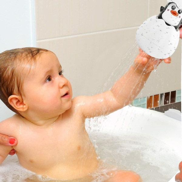 Sommer Baby Badeværelse Badelegetøj Blomster Splash Baby Bad Splash Penguin Egg Flydende Spray Egg