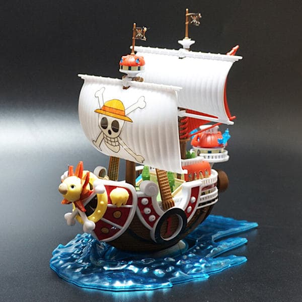One Piece THOUSAND SUNS Piratskeppsmodell leksak monterad samling 1 one size