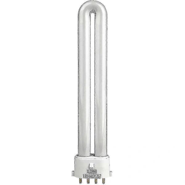 13W CFL dagslyserstatningspære 4-benet 2G7 fatning (6400K)