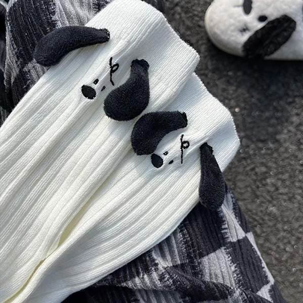 1 par 3D roliga 3D dockpar strumpor som håller hand strumpor för par onesize