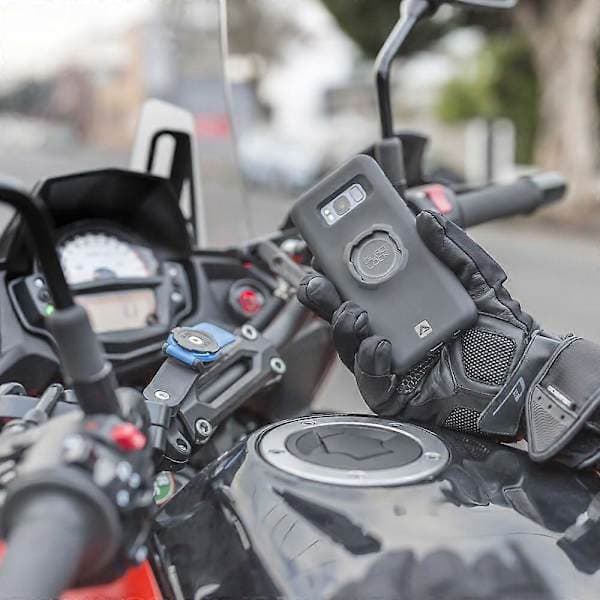 Quad Lock Motorcykel Telefonholder til iPhone & Samsung, Styrholder med Quick Release-FY-